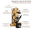 Système de douche mural de luxe avec affichage numérique Herathena (valve brute incluse)-66097074