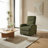 Modern and Soft Touch Corduroy Fabric Upholstered Manual Recliner-1585593968