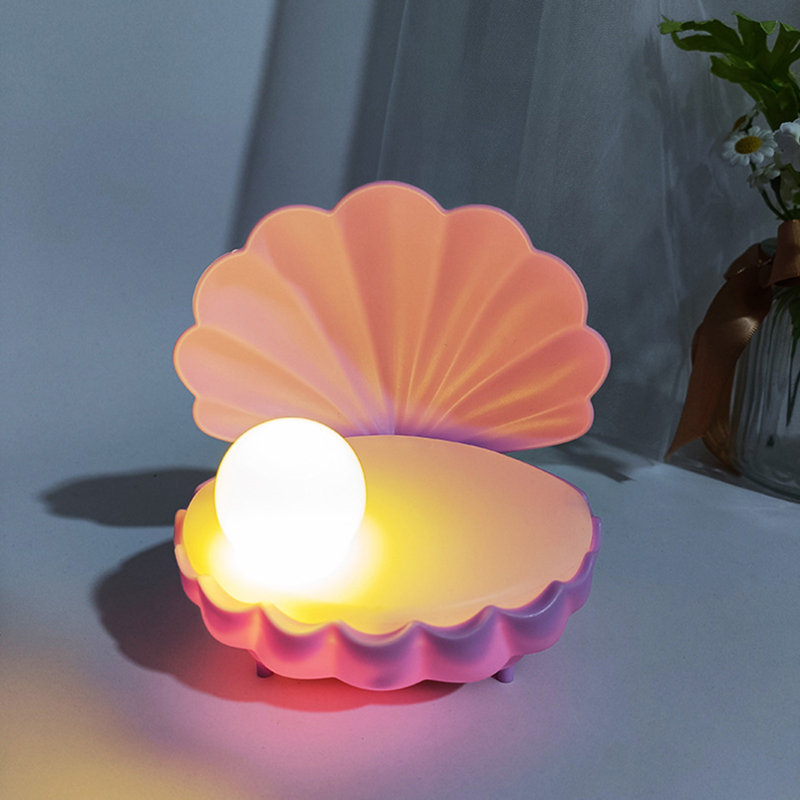 Douce perle de rêve douce et petite veilleuse pour enfants, Mauve