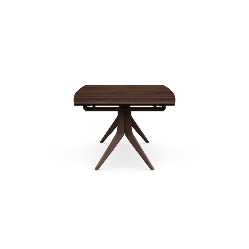 Catalina Trestle Extensions Table, Smoke Cherry, 30" H x 60" L x 40" W