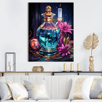 Crystal Perfume Bottle 2 - Parfums, art mural