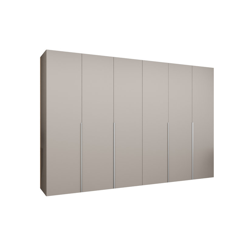 Manufactured Wood Wardrobe, cashmere + handles: cashmere
