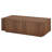 Paxton 48" Low Profile Coffee Table with Solid Base in Satin Walnut | Contemporary Center Table for Living Room-487350335