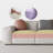 110.24" Beige 100% Polyester Modular Sofa cushion couch