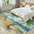 Clear Tropical Landscape Coconut Palms Beach Ocean Bright Sunny Summer Day Machine Washable Indoor Area Rug-129431425