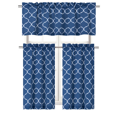 Larocca Geometric Kitchen Curtain