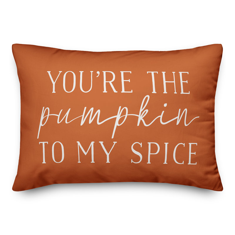  You're the Pumpkin to My Spice Lumbar Pillow