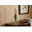 Porte-bougie décoratif peint à la main 17 po | Fabriqué à la main