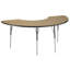 Table d'activité demi-lune 36 "x 72" avec pieds réglables-39310950-99075989