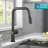 Urbix Industrial Pull-Down Single Handle Kitchen Faucet-73246114