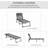 Outsunny Reclining Chaise Lounge Chair, Portable Sun Lounger, Folding Camping Cot, With Adjustable Backrest-1740539957