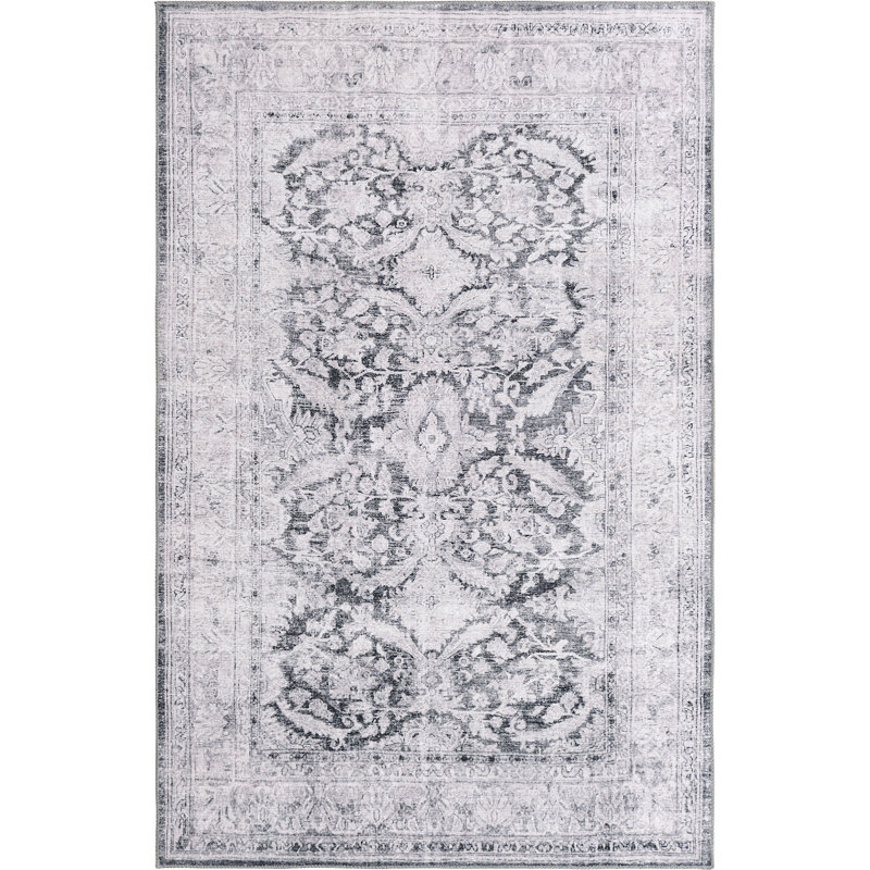 Mauri Chenille Oriental Indoor Rug, Rectangle 5' x 8'