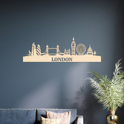 Handmade Cities & Countries Wall Decor on Solid Wood