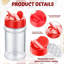 Paquet de 36 pots à épices en plastique transparent de 3 oz avec étiquettes et capuchons de shaker, bouteilles d'épices vides-2109912152