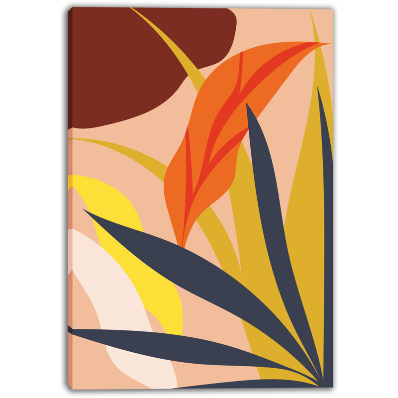 «Tropical Radiance», art mural tendu sur toile, H 16 po x l 12 po x P 1 po
