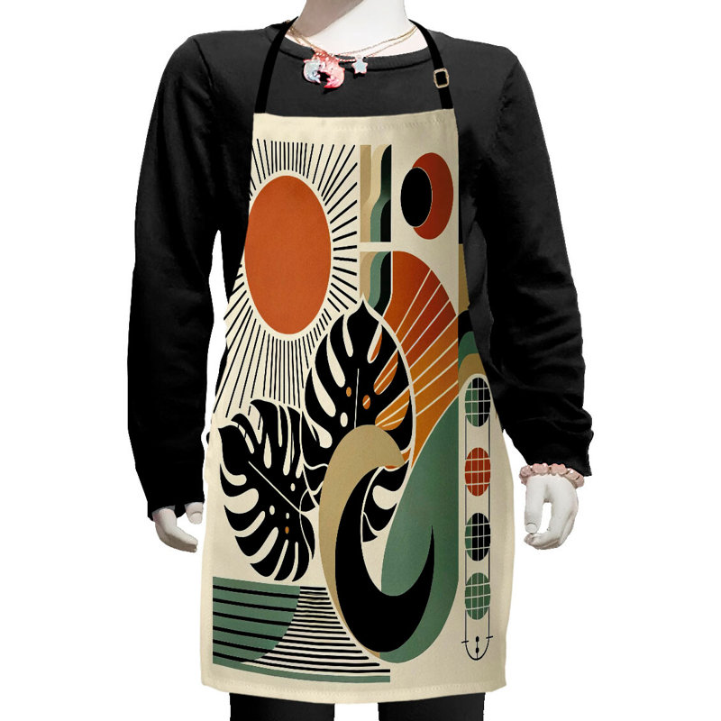 No Pattern Bib Apron