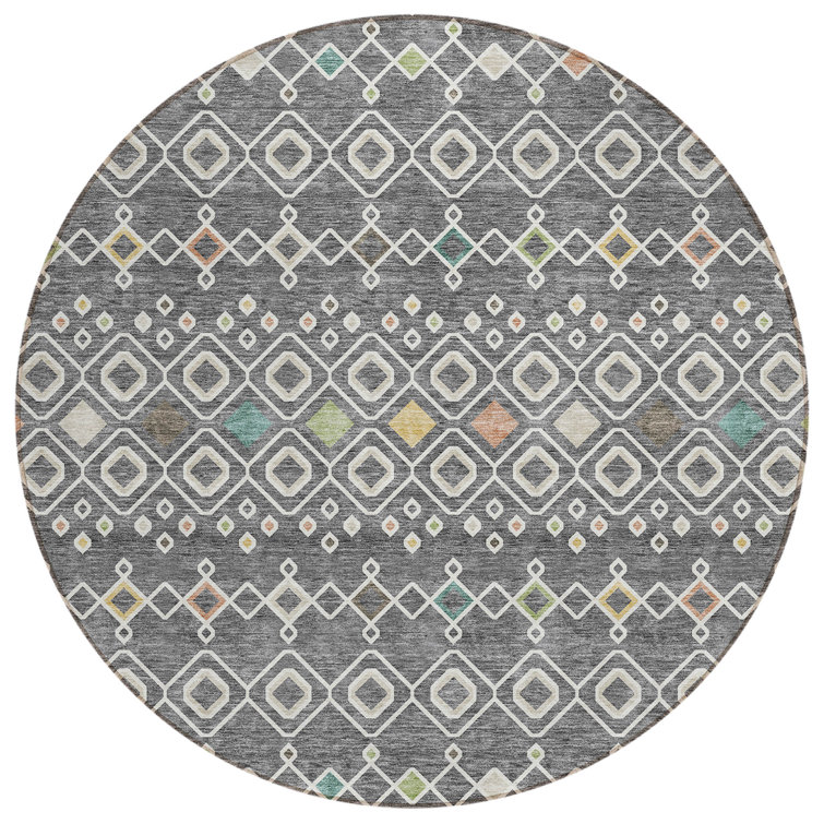 Aleighna Area Rug with Non-Slip Backing