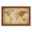 Map Of The World III by Michael Tompsett - Print on Canvas-1313165228-1313165227