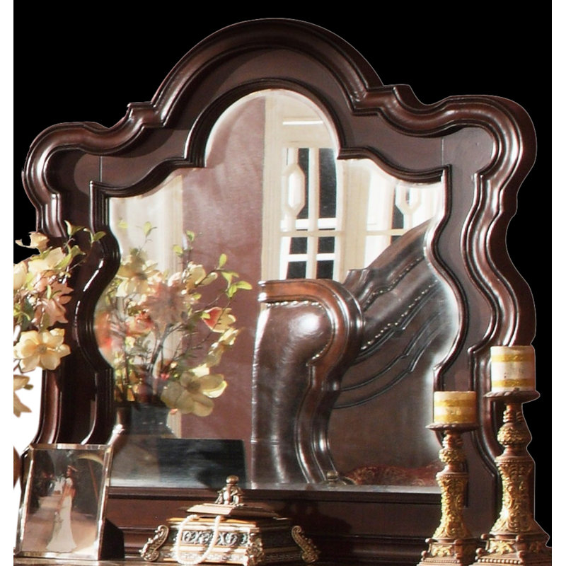 Faxon Mirror Dark Walnut