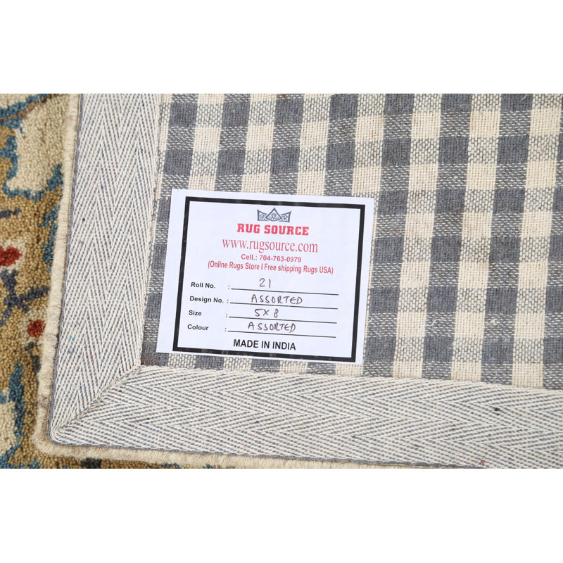 Wool Floral Indoor Rug