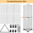 Triangular Gridwall Panel Display Stand