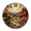 Horloge murale en bois massif Myron-1388999131