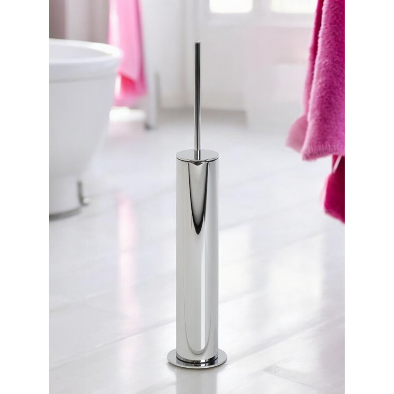 Bhavisha Chrome Toilet Brush & Holder