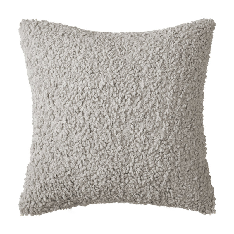 Fausse fourrure de mouton, Café clair, H 16 po x l 16 po, Polyester