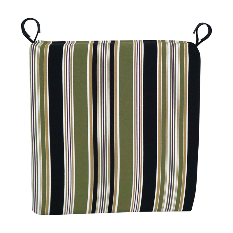 Outdoor 3'' Seat Cushion, Eastbay Onyx