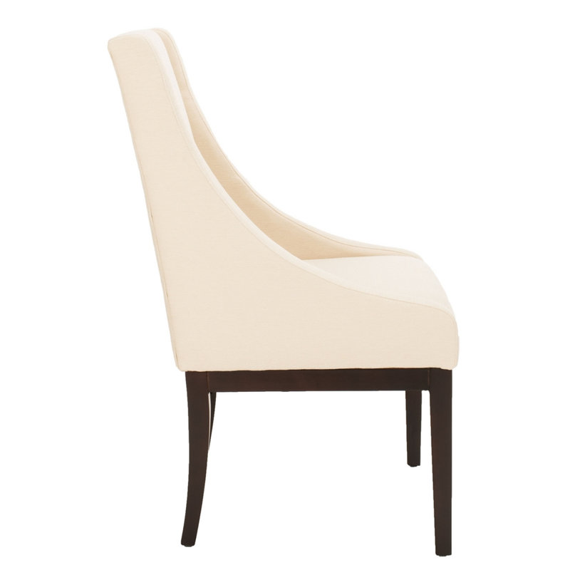 Morris 23cm Wide Velvet Armchair, Beige 100% Polyester