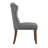 Vasso 18 " H Tufted Linen Upholstered Rubberwood Solid Wood Parsons Chair-1182461599