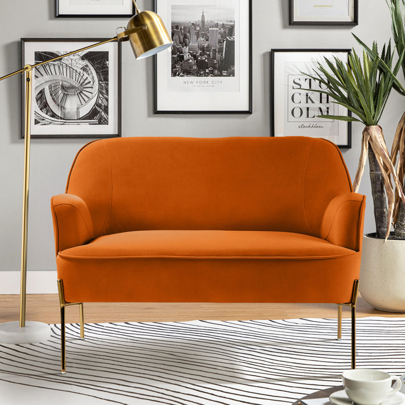 Causeuse Cleo, Velours noir