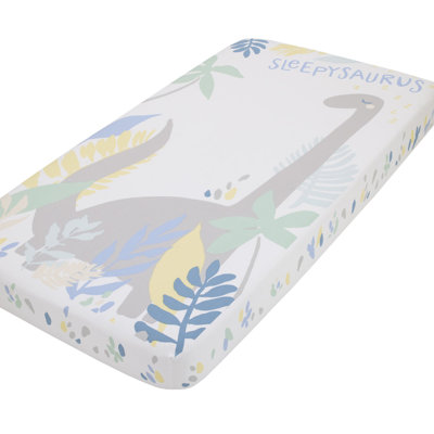 Drap-housse pour lit de bébé NoJo Sleepysaurus