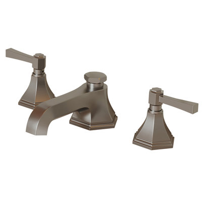 Classic Widespread Bathroom Faucet With Lever Handles And Pop-Up Drain