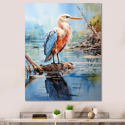 Danaher " Seagull Reflections on Water Pointillism " Color Photography Print