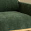 Fauteuil d'appoint rembourré moderne et minimaliste avec structure en bois massif-825532762
