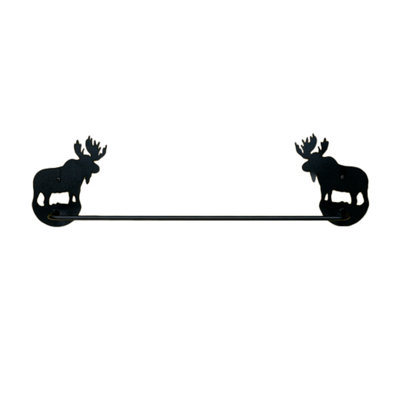 Moose 24 " Steel 1 - Bar Wall Towel Bar