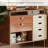 Modern Simple 2-Tone Wood Sideboard