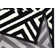 Velours Machine Woven Black/White Indoor Rug