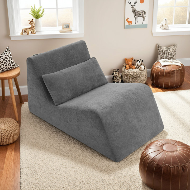 Fauteuil à billes ergonomique confortable, Gris