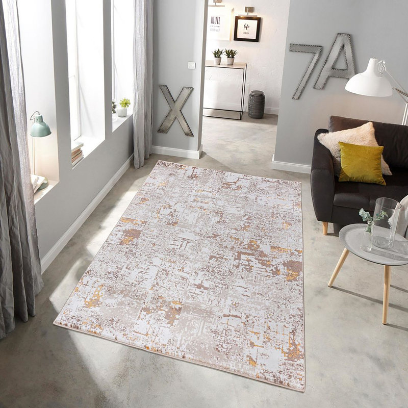 Tapis Celine Nixe-Turkish-CREAM, Rectangle 6 pi 6 po x 9 pi 5 po