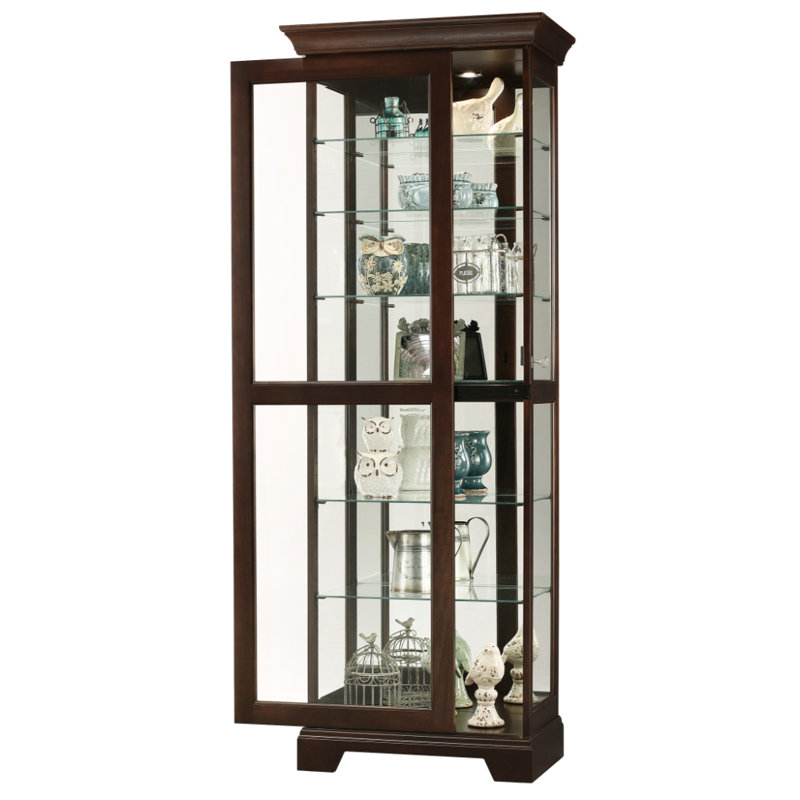Lighted Curio Cabinet, Espresso