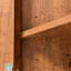 Armoire de rangement triangulaire brune avec tablettes réglables et armoire de plancher autoportante pour la cuisine domestique-1759521367