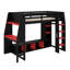 Lit mezzanine avec bureau Gaming