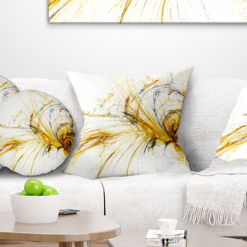  Coussin abstrait galaxie spirale, 16 po x 16 po, Coussin décoratif