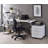 Hanjun Metal Base Writing Desk-458918117