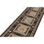 Tapis beige / brun / noir noué à la main de haute qualité