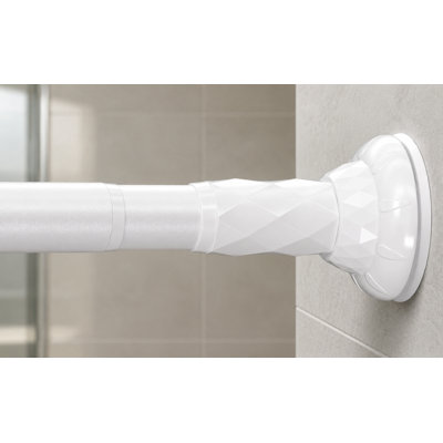 Cette tringle à tension blanche extra-longue s'ajuste de 45 à 77 po et peut supporter jusqu'à 20 lb; La conception robuste et antirouille s'installe sans perçage ni outils pour les fenêtres, les cloisons de salon et les patios extérieurs.