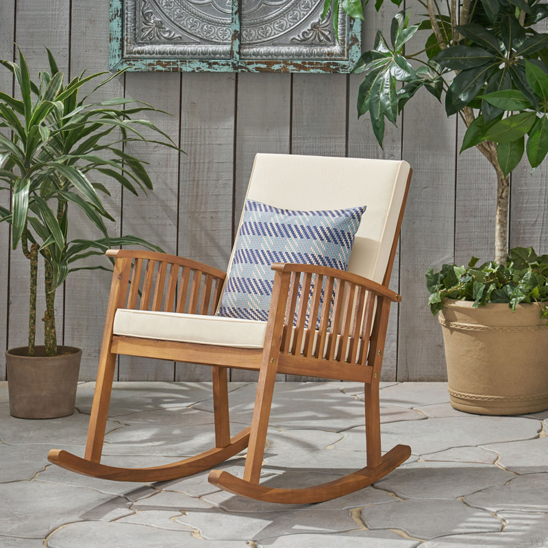 CASA ACACIA ROCKING CHAIR, Brown