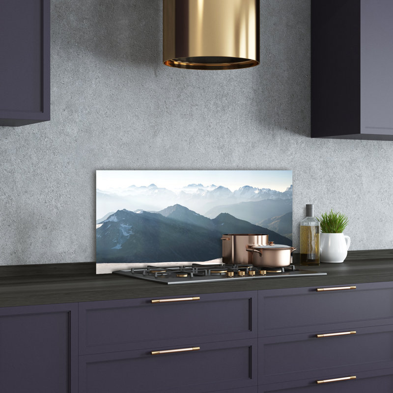 50cm W x 100cm L Glass Peel and Stick Panel